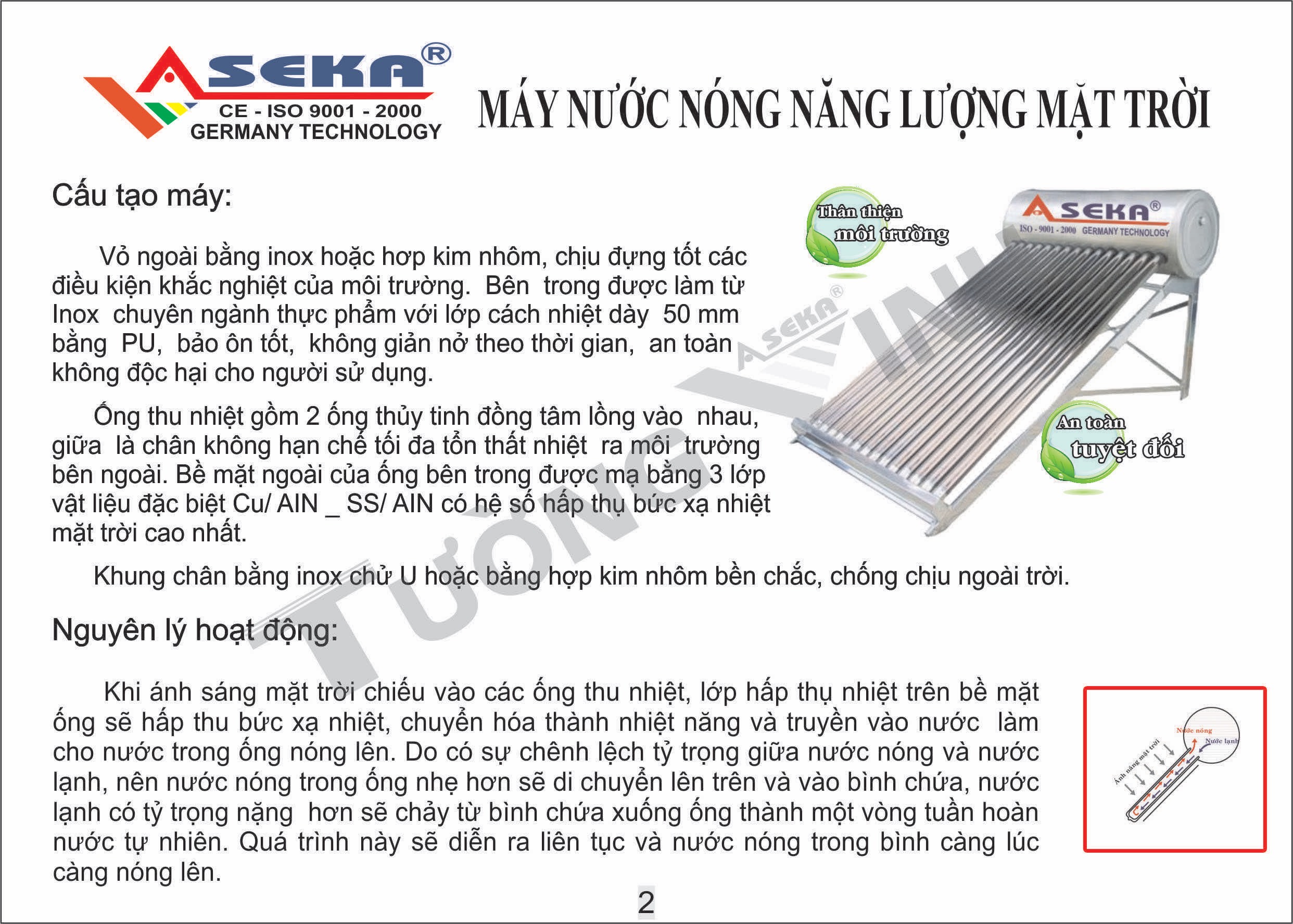 MÁY NƯỚC NÓNG NĂNG LƯỢNG ASEKA
