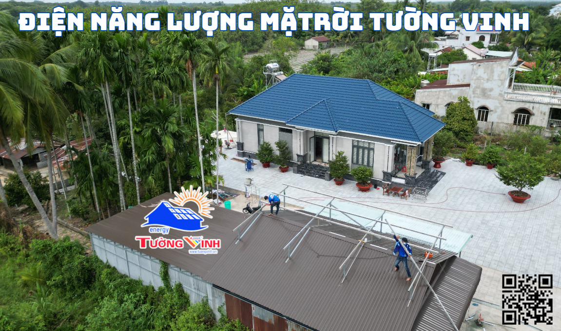 Hình ảnh lắp đặt điện mặt trời tại Tây Ninh