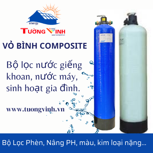 Bộ lọc nước giếng sinh hoạt composite