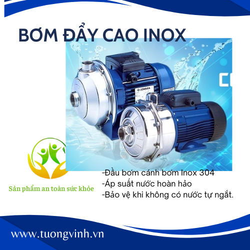 Bơm đẩy cao Inox