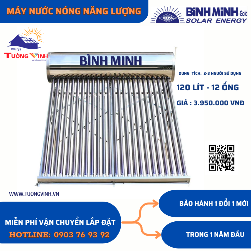 Máy nước nóng bình minh 120 lít