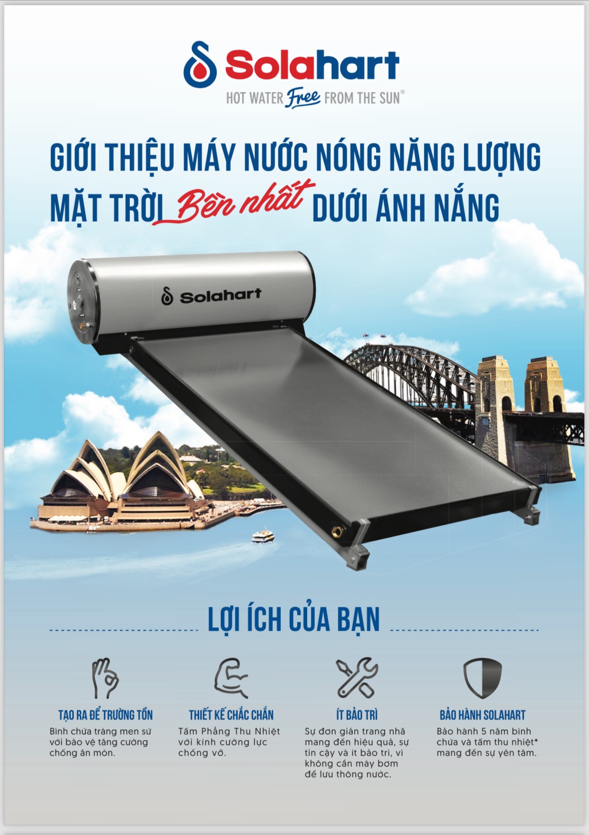 Alternative view of Máy Nước Nóng Năng Lượng Solahart 180 Lít